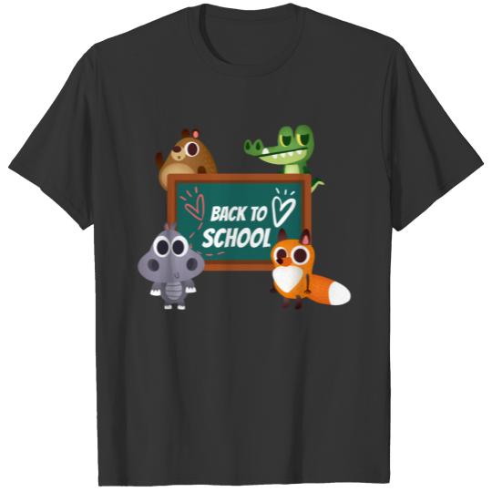 Back to School with Animals T Shirts