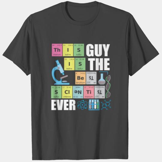 Scientist Periodic Table Geeky Science Gift Chemis T Shirts