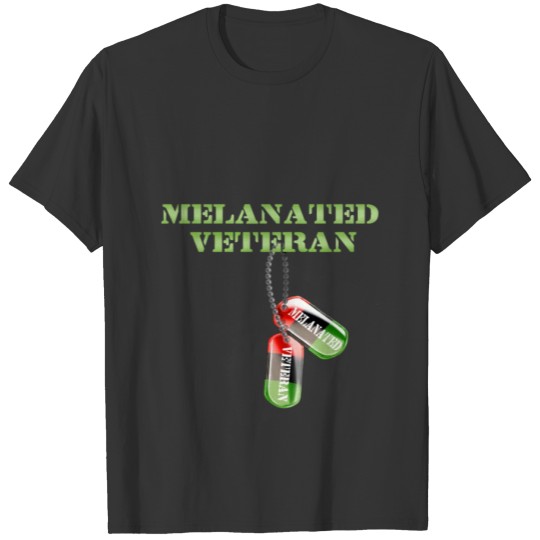Melanated Veteran T-shirt