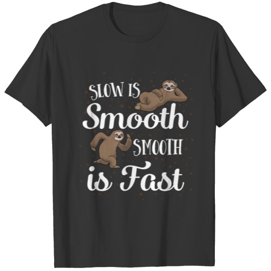 Slow is Smooth is Fast Seal Aikido Martial Arts T Shirts