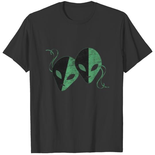 Drama Teacher Male Teacher Gift Theatre Geek Alien T-shirt