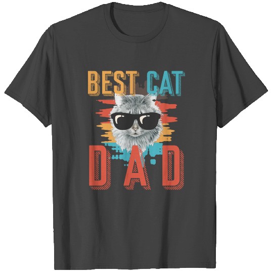 Cool cat sunglasses father T Shirts