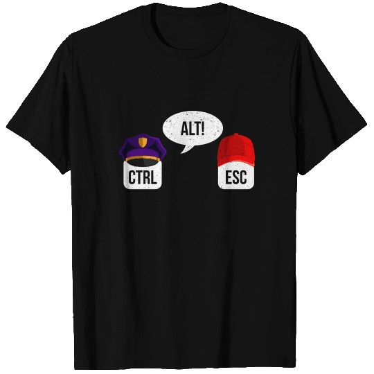 Ctrl Alt Esc Computer Gift T Shirts