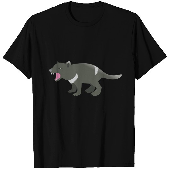 Growling standing Tassie devil (Tasmanian devil) T Shirts