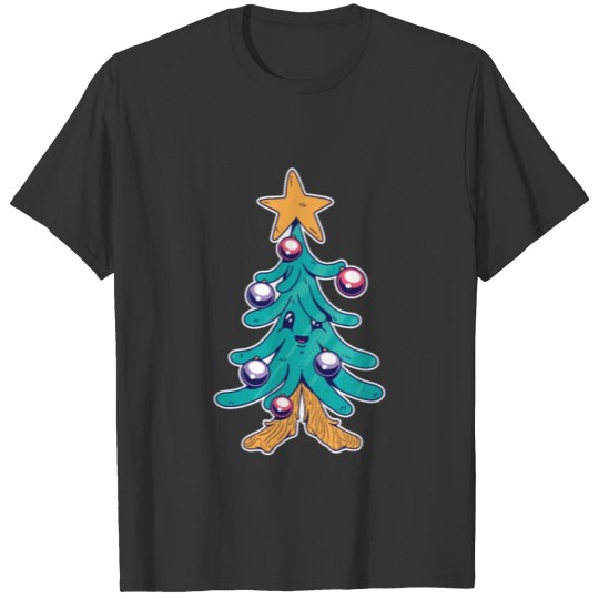 2470 tree christmas cartoon T Shirts PR T Shirts