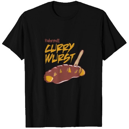Ruhrpott French fries curry sausage snack T Shirts