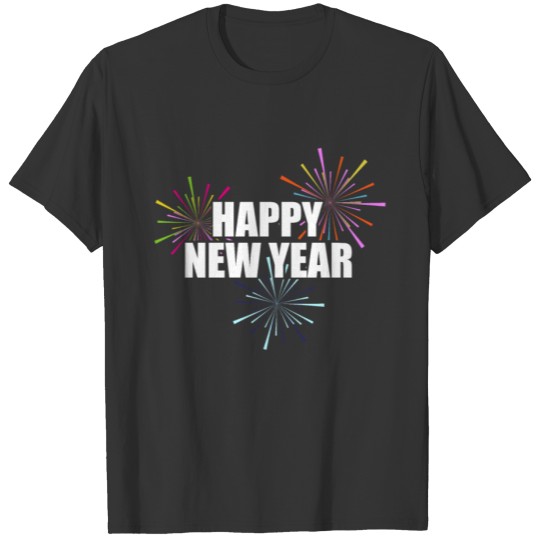 Happy New Year's Eve Fireworks Display 2020 Party T-shirt