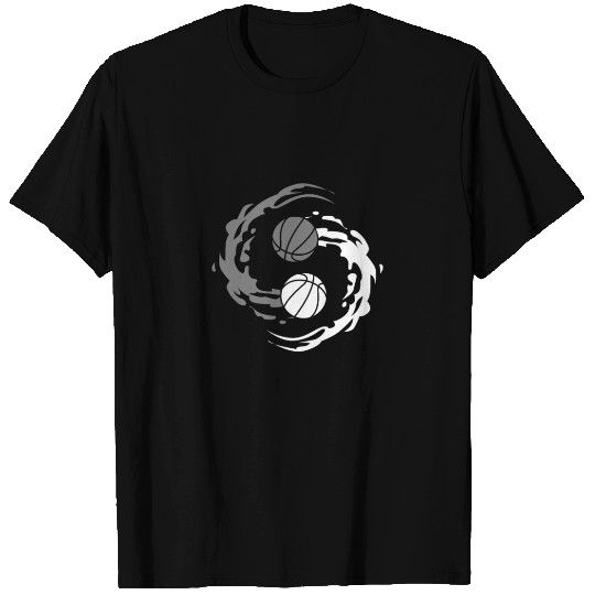 Basketball yin yang buddhism T Shirts