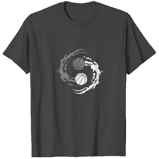 Basketball yin yang buddhism T Shirts