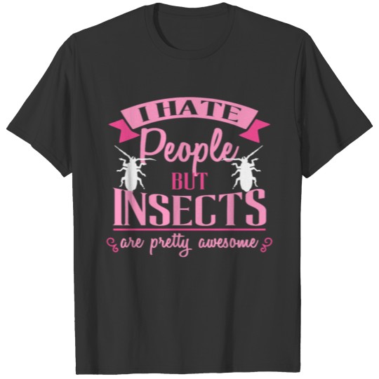 Funny Insect T Shirts For Girls And Women Who Love I