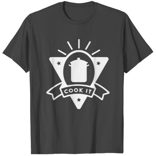 Chef hat cap cooking cuisine hat saying hobby T Shirts