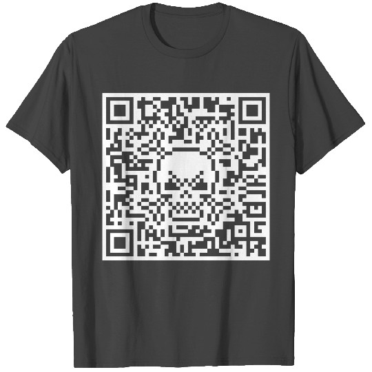 Totenkopf / Skull (Quick Response Code 41x41 NEG) T Shirts