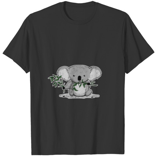Koala Koala-Bear Wombats Bamboo Grass Animal Gift T-shirt
