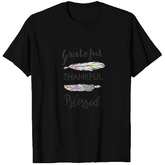 Grateful Thankful Blessed T Shirts