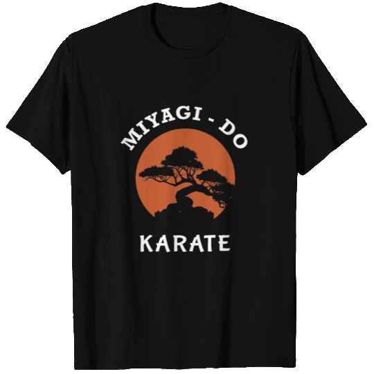 Funny Karate Miyagi-do Karate Distress T Shirts
