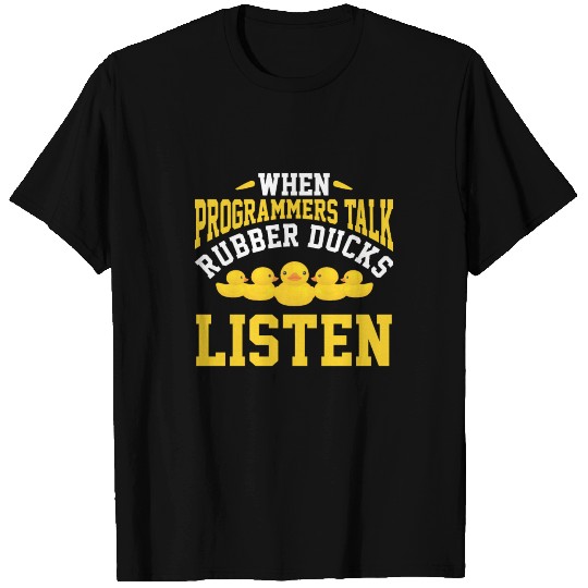 Computer Science Programmer Developer Rubber Duck T Shirts