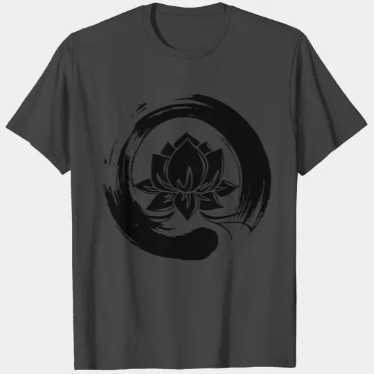 Enso Zen Circle Lotus Symbol Buddhism Yoga T Shirts