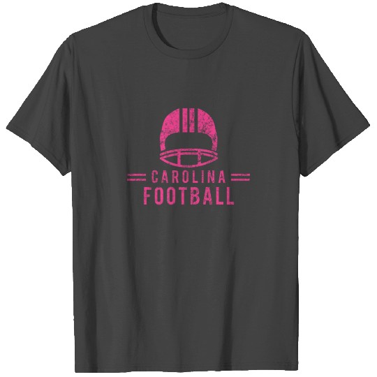Carolina silver Football Fan Breast Cancer T Shirts