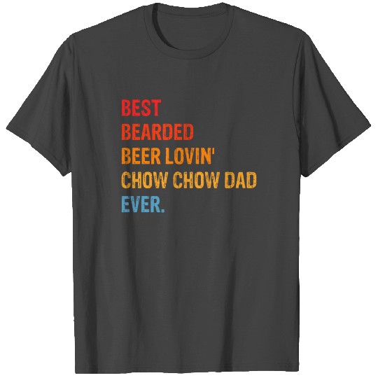 Chow Chow Dog Dad Funny Gift T Shirts