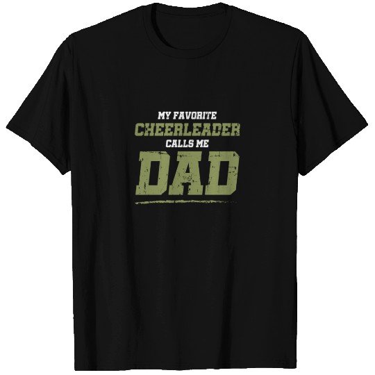 Cheerleading Dad Father Gymnastics Dance Acrobatic T Shirts