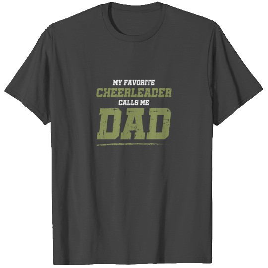 Cheerleading Dad Father Gymnastics Dance Acrobatic T Shirts