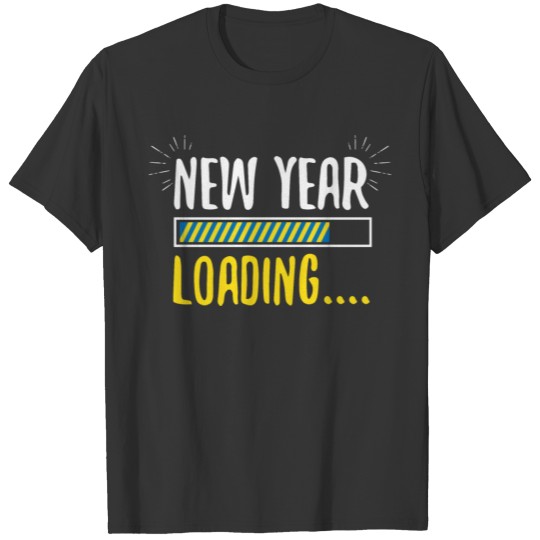 Happy New Year 2020 Loading Fireworks Gift T-shirt