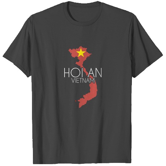 Hoi An Vietnam Flag Vietnamese Southeast Asia T Shirts