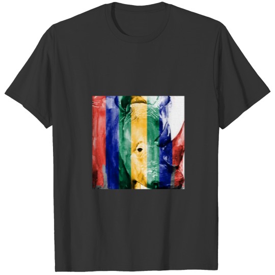 Cool Rhino Colorful T-shirt