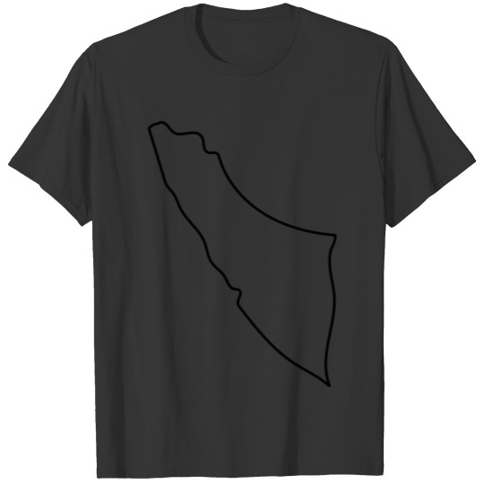 Palestine Map T-shirt