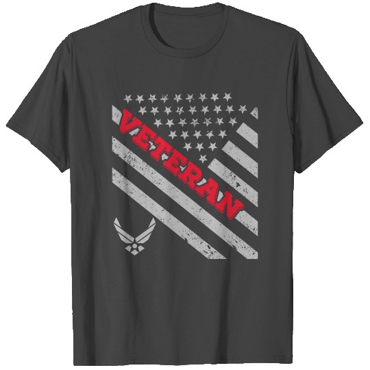 Veteran US Air Force - American Flag Veterans T Shirts