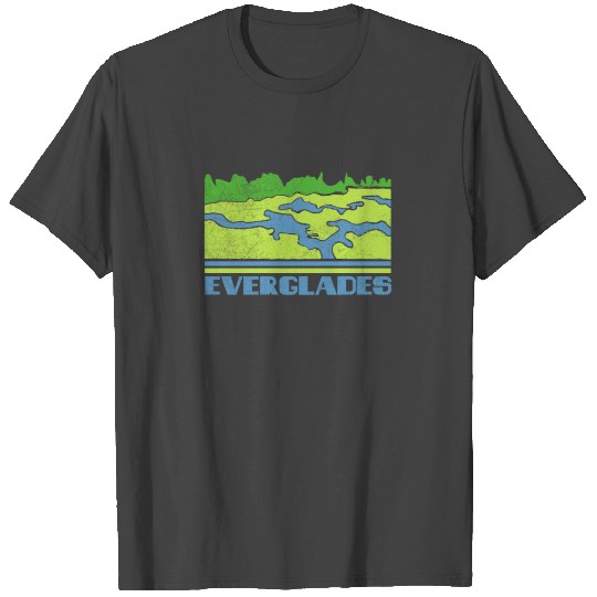 Everglades National Park Skyline Retro Cityscape 7 T Shirts