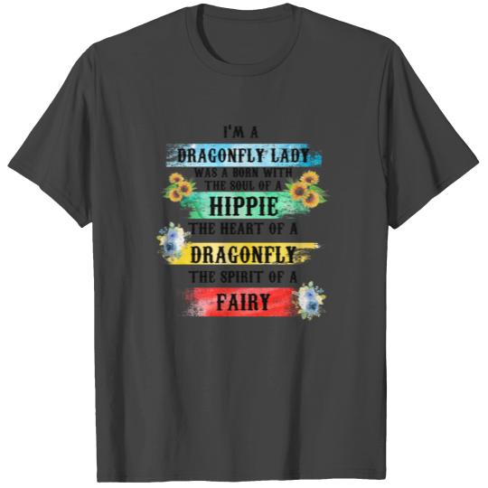 Dragonfly Lady T Shirts