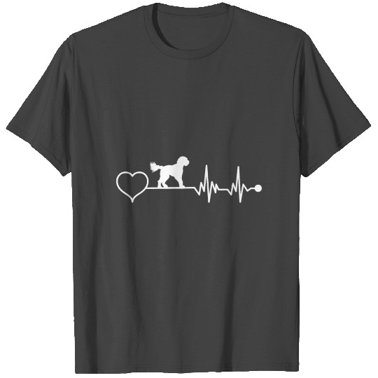 Goldendoodle Haeartbeat Gift Idea for Dog Lover T Shirts