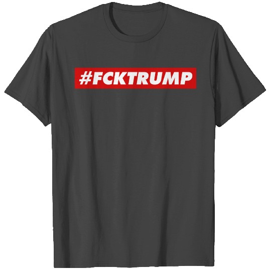 red boxx #Fcktrump Fuck Trump # Supreme Logo Fck 20 T Shirts