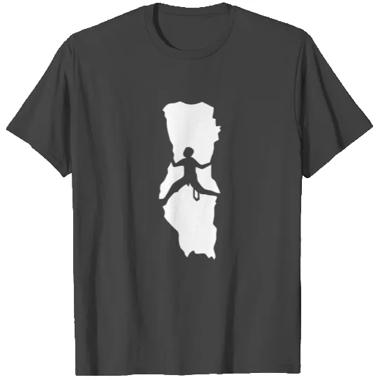 Rock Climbing Free Solo Mountain Summit Sports T Shirts