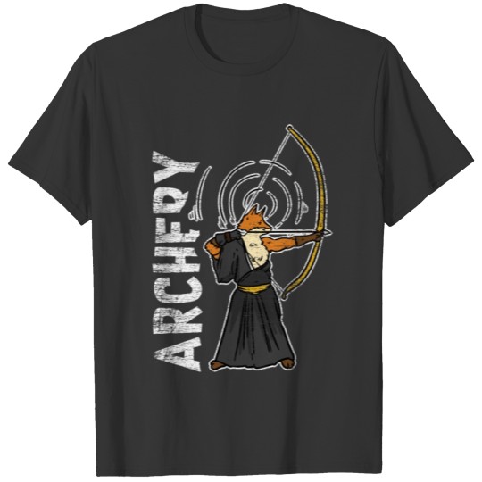 Bow Fox Archery Longbow Gift T-shirt
