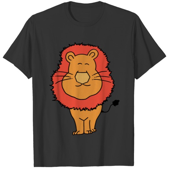 Cute Hand-Drawn Lion T-shirt