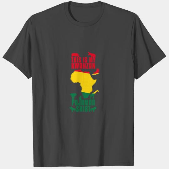 Kwanzaa Pajamas African Black American Gift T Shirts