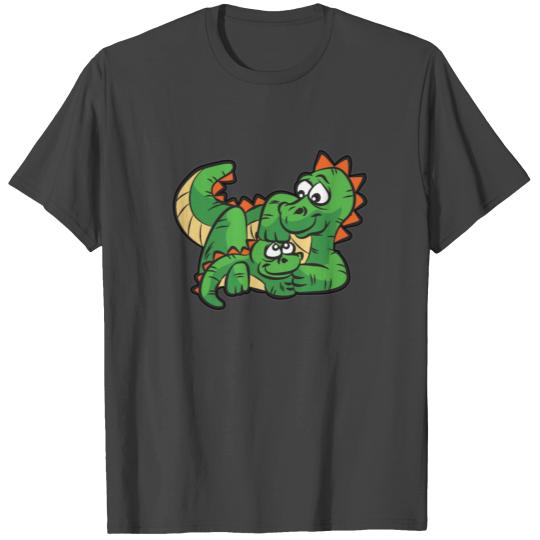 DINO FAMILY Mother And Son Dinosaur Children T Shirts
