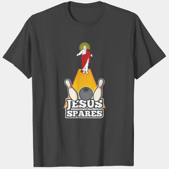 Jesus Spares Bowling Christmas Xmas Holiday Gift T Shirts