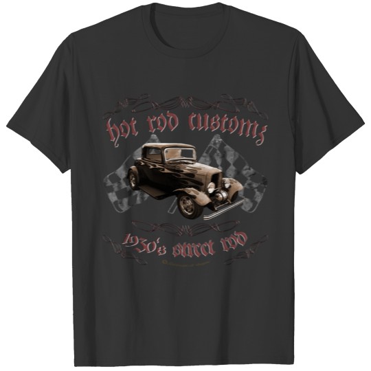 Oldschool customs street rod 1934 T-shirt