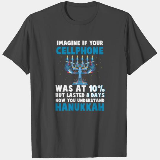 Funny Jewish Hanukkah christmas menorah judaism T Shirts