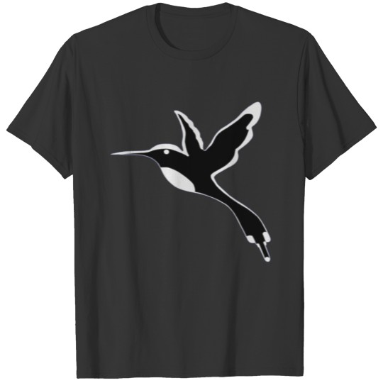 Hummingbird flying, spring, bird T-shirt