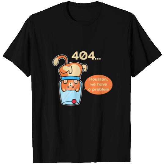 Funny Cat Houston We Have A Problem T Shirts