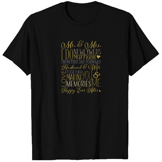 Wedding Subway Art T Shirts