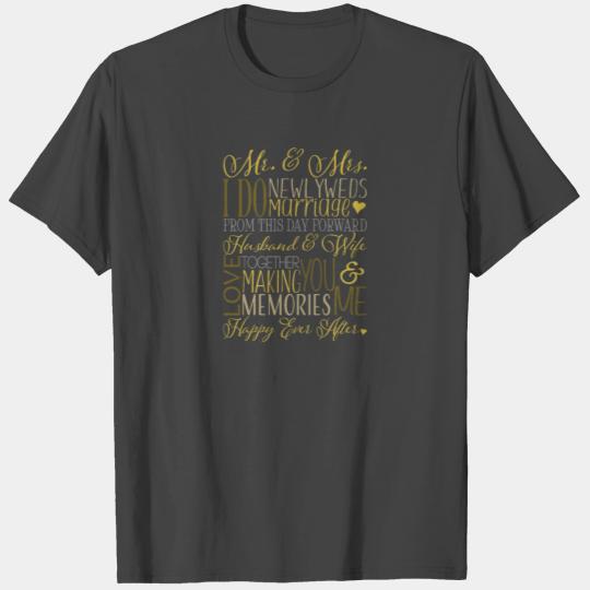 Wedding Subway Art T Shirts