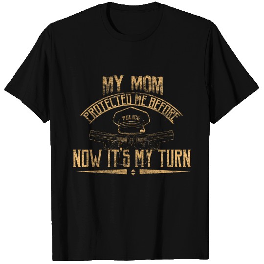 Mother son policeman T Shirts