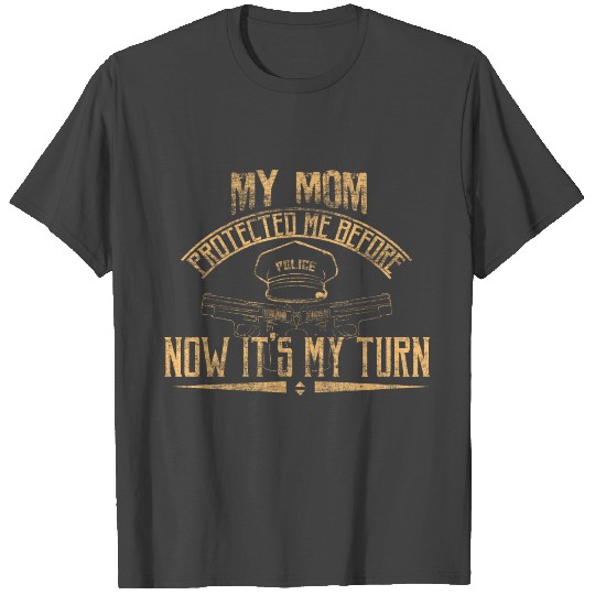 Mother son policeman T Shirts