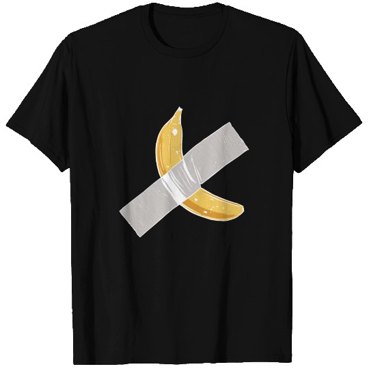 Stuck Banana Taped Tape Funny Funny T Shirts
