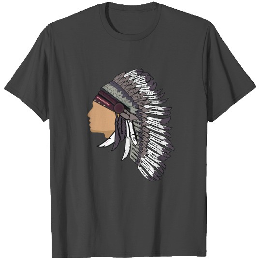 Indian Tribal Leader Native American Heritage T Shirts